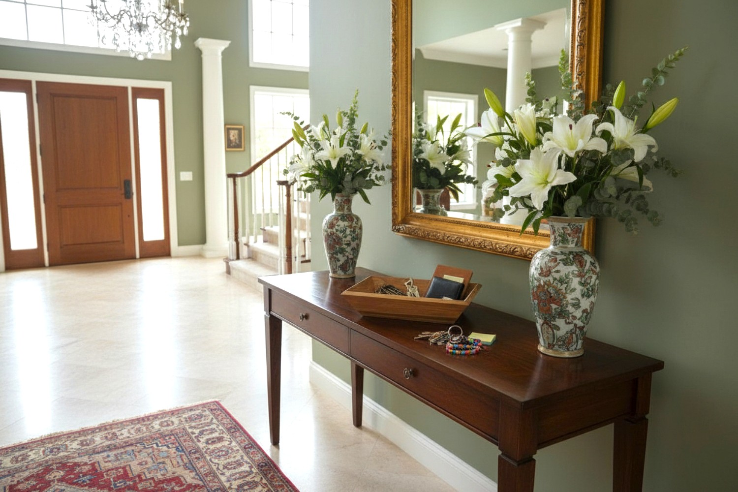 Striking Canarywood Catch-All Elegance